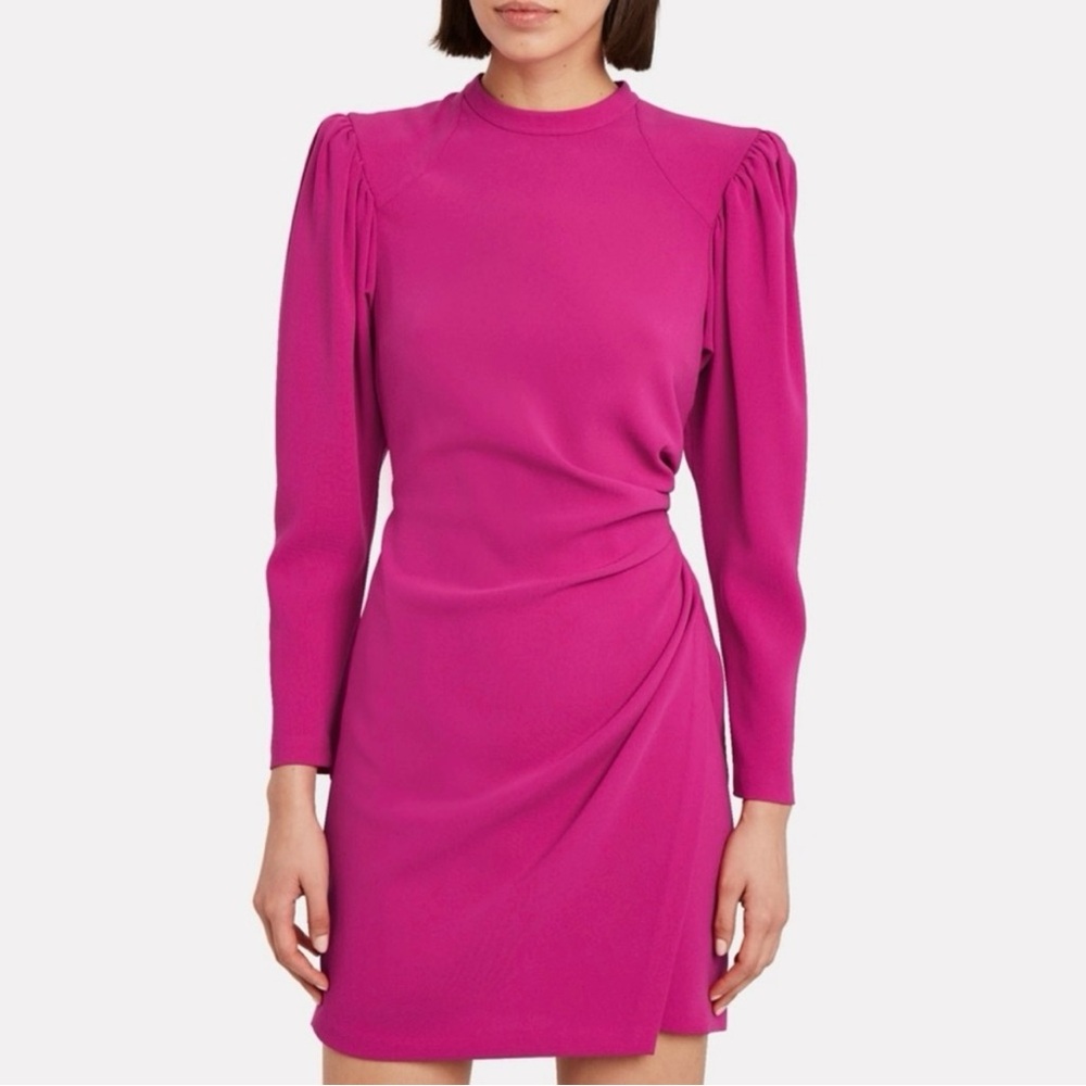 A.L.C. Jane Mini Dress color is called Shocking Pink size 0